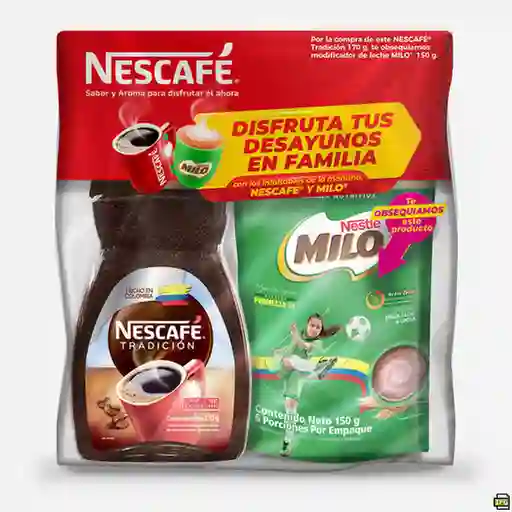 Nescafé Oferta Café Tradición Gratis Milo 170 g