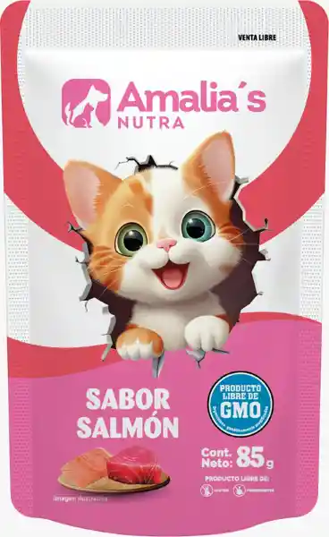 Amalias Alimento Salmón Gato