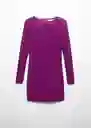 Vestido Xlenjuel Morado Talla XL Mujer Mango