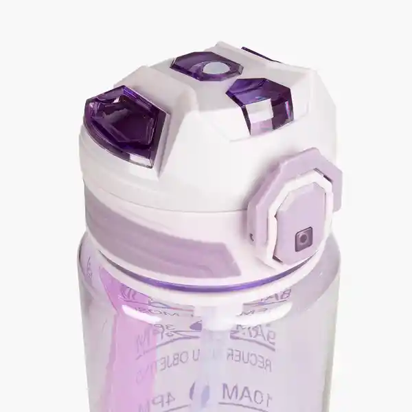 Lugano Botella Peak Morado Plástico 1000 mL Db-8260