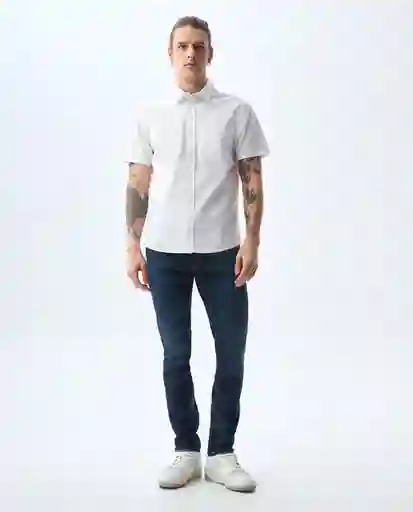 Camisa Hombre Blanco Talla L 811G005_BLA110601 Americanino