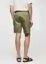 Bermuda Gracia-H Khaki Talla 42 Hombre Mango