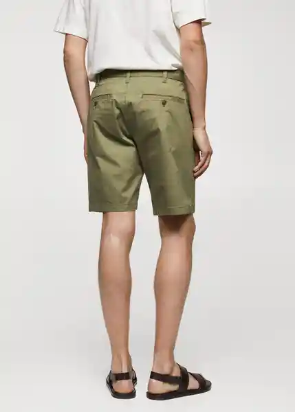 Bermuda Gracia-H Khaki Talla 42 Hombre Mango