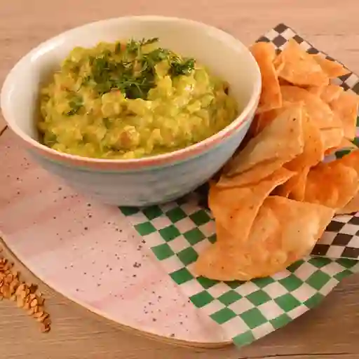 Guacamole Acompañado de Totopos