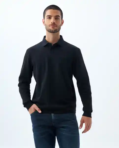 Camiseta Hombre Negro Talla M 809f014 Americanino