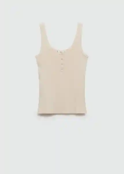 Top Brisa Crudo Talla L Mujer Mango