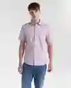 Camisa Hombre Rosado Talla M 819G000_ROS152706 Americanino