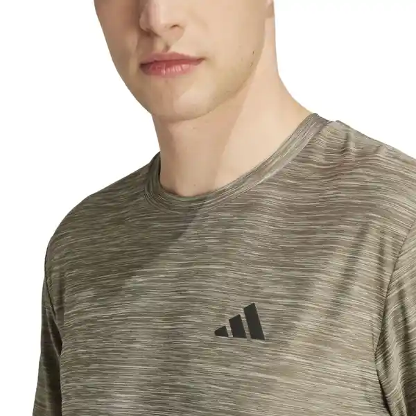 Adidas Camiseta Tr-es Stretch Para Hombre Verde Talla S