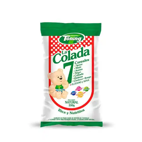 Toning Cereal la Colada 7 Sabor Natural