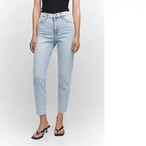 Jean Newmom Bleach Talla 40 Mujer Mango