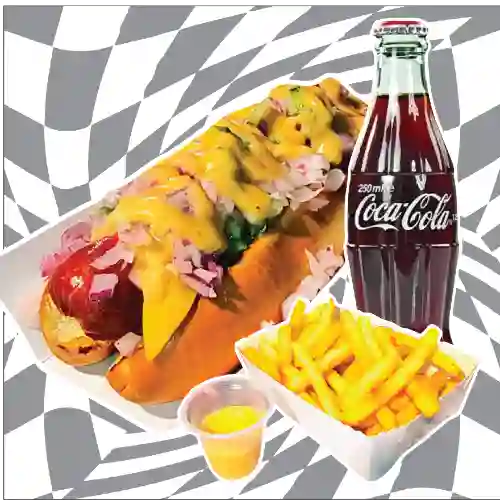 Hot Dog Sencillo en Combo