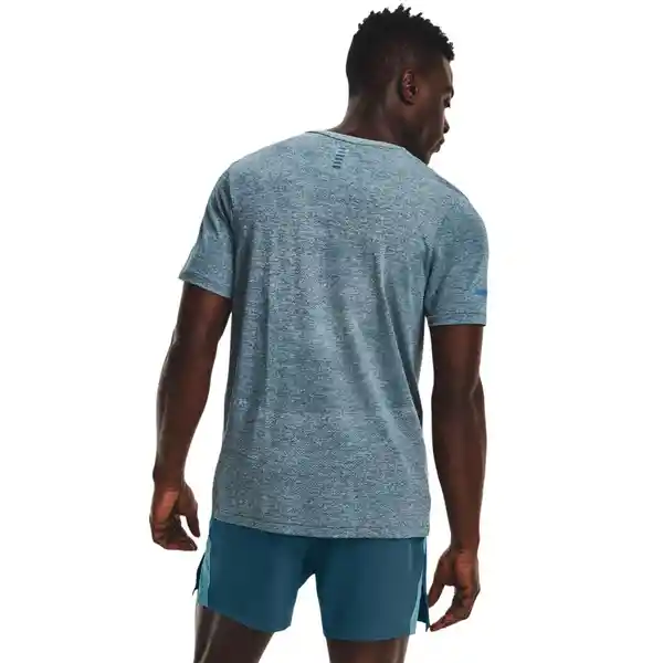 Under Armour Camiseta Ua Seamless Stride Ss Azul Talla XL