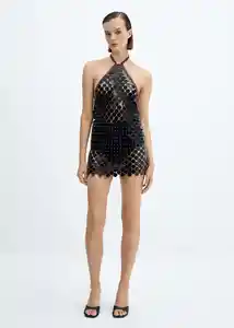 Vestido Miley2 Negro Talla M Mujer Mango