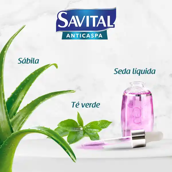 Savital Shampoo Anticaspa + Acondicionador Fusión Pro