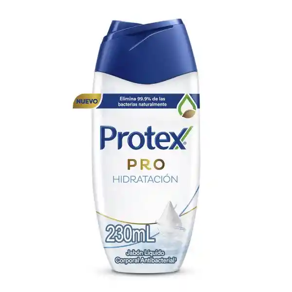 Protex Jabón Liquido Cuerpo Pro Antibacterial Hidratacion 230 mL