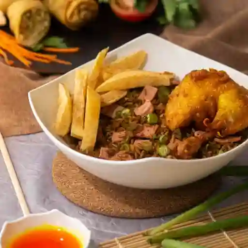 Combo arroz a la valencia dúo +gase 1.5l