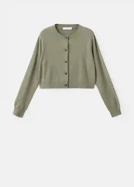 Cárdigan Topo Khaki Talla S Mujer Mango