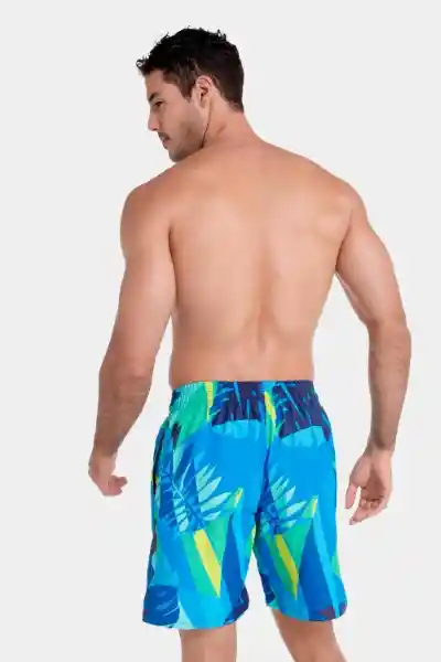 Pantaloneta Hawaian Garden Hombre 18 Pulgadas Talla XL Speedo