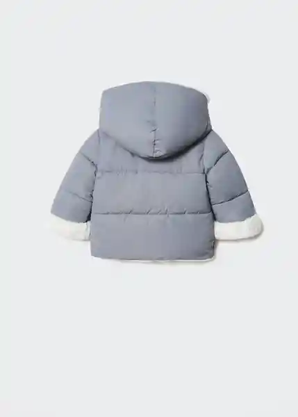 Abrigo Anorak Copito Antracita Talla 64 Niños Mango