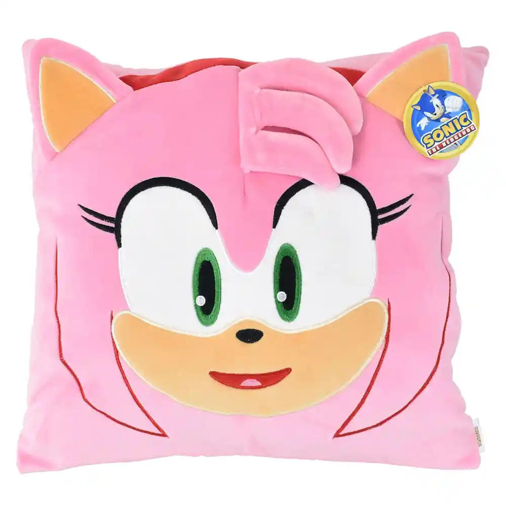 Peluche Cuadrado Carita Amy Rose Sonic