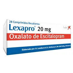 Lexapro Escitalopram 20 Mg