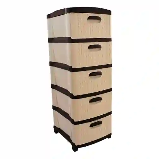 Rattan Dubai Organizador 5 Niveles Clásico