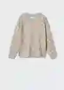 Jersey Miau3 Gris Claro Vigore Talla 12 Niñas Mango