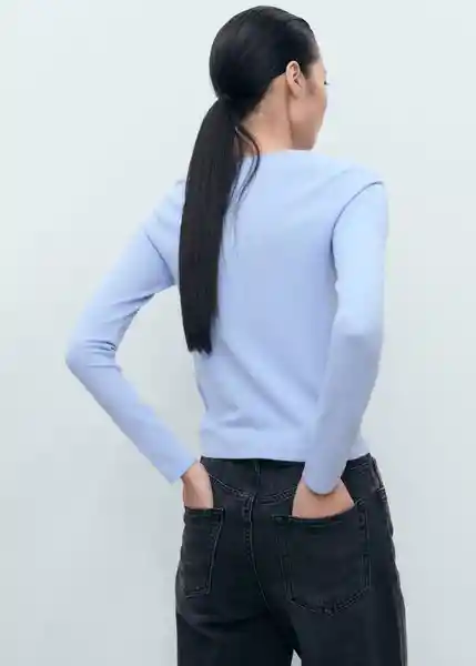 Jersey Rira Celeste Talla S Mujer Mango