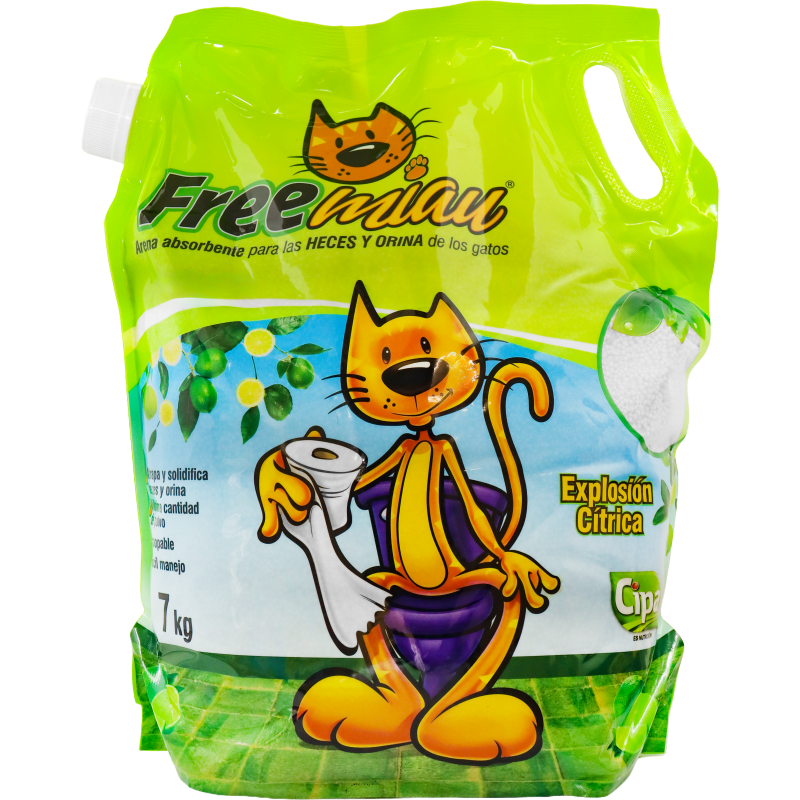 Freemiau Arena Sanitaria para Gatos Explosión Cítrica 7 kg