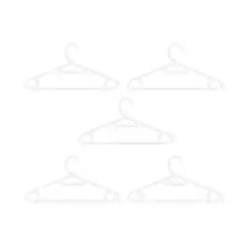 Gancho Para Ropa Antideslizantes Beige Miniso