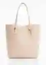 Bolso g Tulipa Off White Talla 99 Mujer Mango