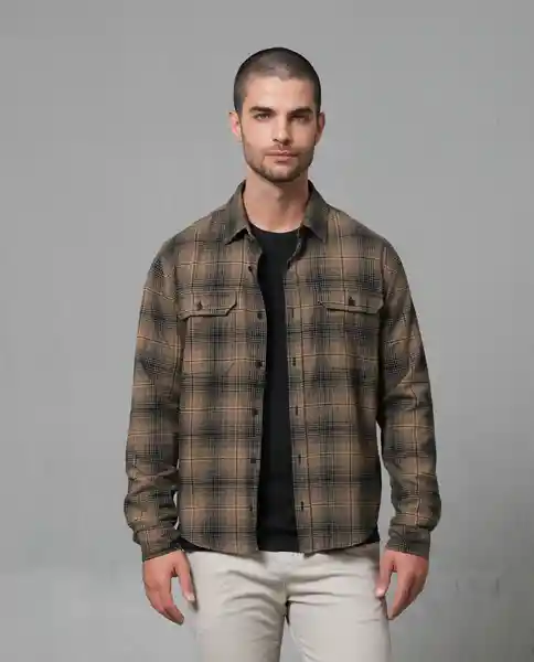 Camisa Hombre Café M 112 112G005_CAF171028 Rifle