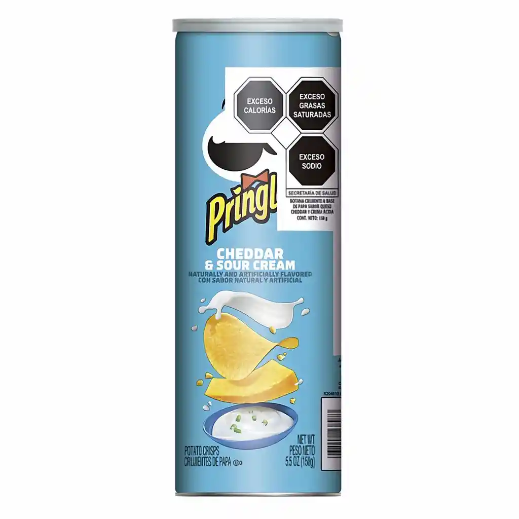 Pringles Papaa Cheddar & Sour Cream 158g