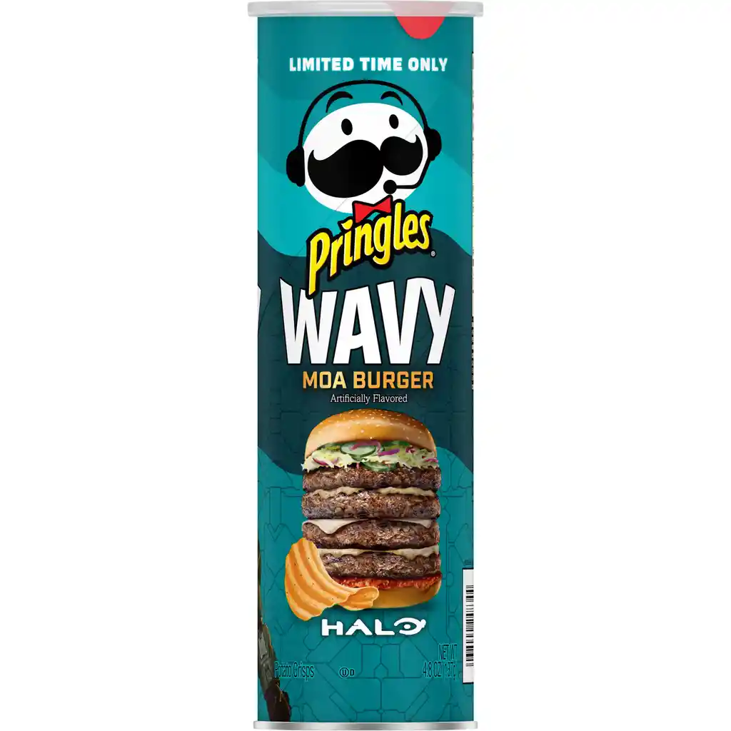 Pringles Papas Fritas Onduladas Wavy Moa Burger