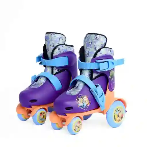 Patines 4 Ruedas Bluey Morados Preeschool Licencias Talla 27-30 Zs79615