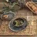 Set de Cubierto Line Dorado Mate Ambiente Gourmet
