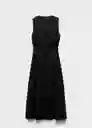 Vestido Zamore Negro Talla S Mujer Mango