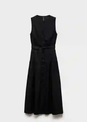 Vestido Zamore Negro Talla S Mujer Mango