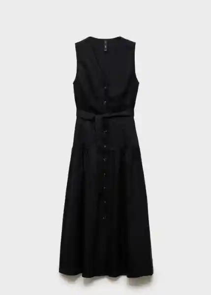 Vestido Zamore Negro Talla S Mujer Mango