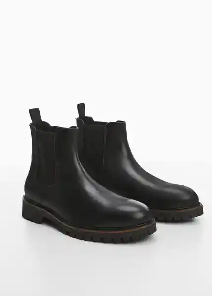 Botines Sion Negro Talla 45 Hombre Mango