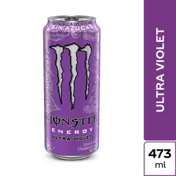 Monster Bebida Energizante Zero Ultra Violet 473 mL