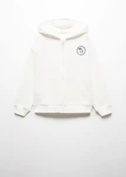 Buzo Sudadera Make Offwhite Talla 12 Niños Mango