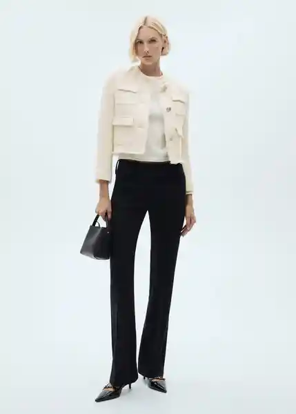 Chaqueta Wintour Crudo Talla S Mujer Mango