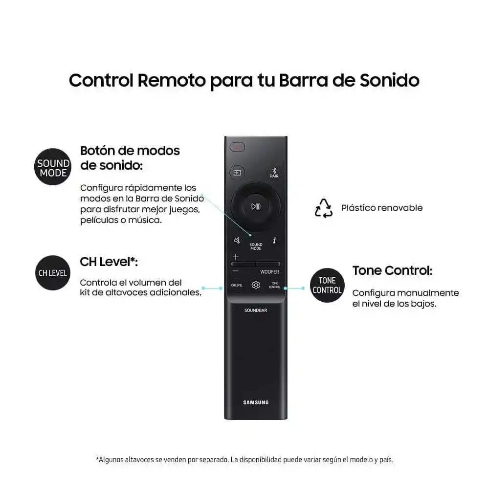 Samsung Barra de Sonido 3.0 HW-S50B/ZL