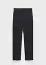 Pantalón Jordan Negro Talla 38 Mujer Mango