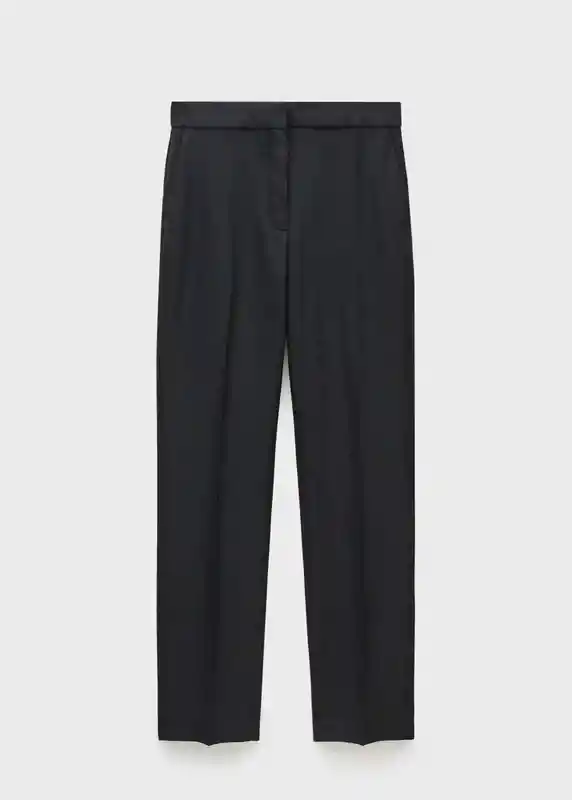 Pantalón Jordan Negro Talla 38 Mujer Mango