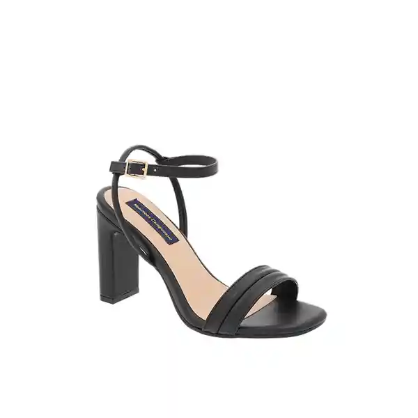 Sandalias Tacón June Color Negro Talla 35