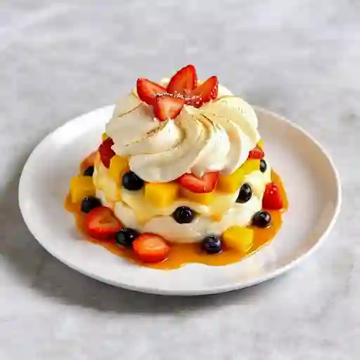 Merengón familiar con queso