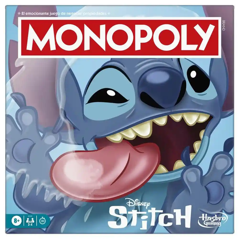 Juego de Mesa Monopoly Disney Stitch Hasbro Gaming