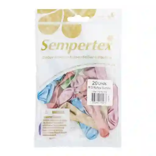Globos Tubito Surtido Sempertex 7703340170176